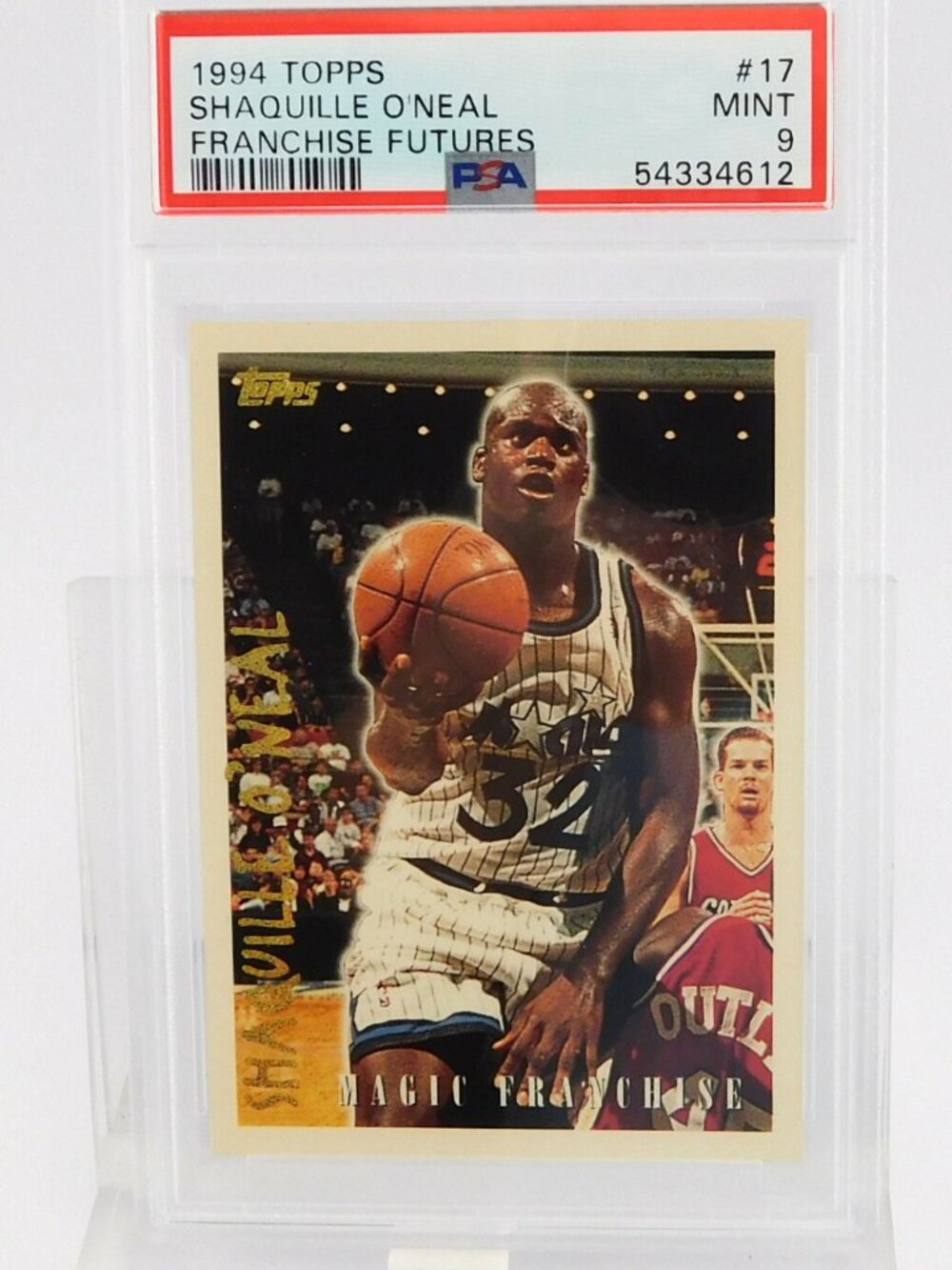 1994-95 Shaquille O'Neal #17 PSA 9 Topps Franchise Futures